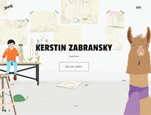 Tablet Screenshot of kerstinzabransky.com